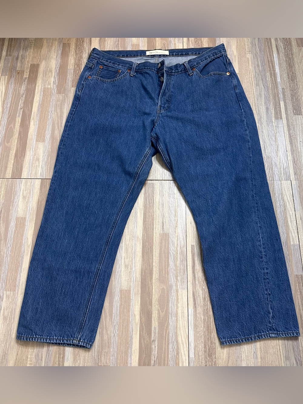 GAP Men's Straight Dark Blue Denim Jeans